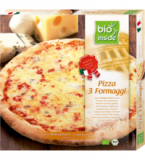 Pizza 3 Formaggi, 350 gr Schachtel, Tiefkühlware, bio inside