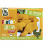 Hähnchen Kinder Dinos, 180 gr Packung (7-8 Stück), Tiefkühlware, Freiländer Bio-Geflügel