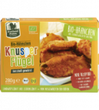 Hähnchen Knusperflügel, herzhaft mariniert, 280 gr Packung, Tiefkühlware, Freiländer Bio-Geflügel