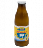 Vollmilch, 1 ltr Flasche nicht homogenisiert , 3,8% Fett