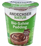 Sahnepudding Schokolade, 10% Fett, 150 gr Becher, Andechser Natur