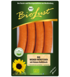 Wiener Würstchen (mit feinem Kalb- und Schweinefleisch), 200 gr Packung (4 Stück), BioLust