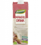 Mandel Drink, ungesüßt, vegan, 1 ltr Tetra Pack, dennree