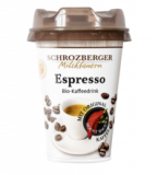Milchkaffee Espresso, 230 ml Becher, Schrozberger Milchbauern