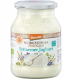 Fettarmer Joghurt Natur, 1,8% Fett, 500 gr Glas, Schrozberger Milchbauern