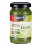 Frisches Bärlauch Pesto, 165 gr Glas, bio-verde