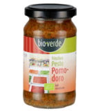 Frisches Pesto Pomodoro, 165 gr Glas, bio-verde