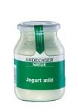 Joghurt Natur gerührt 3,8 % Fett, 500 gr Glas, Andechser Natur