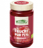 Frucht Pur Himbeere, vegan, 250 gr Glas, Allos