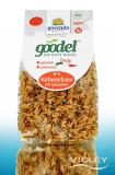 Goodel-Nudeln Fusilli Kichererbsen mit Leinsamen, glutenfrei, vegan, 250 gr Packung, Govinda