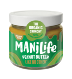 Erdnussbutter Crunchy, vegan, 275 gr Glas, ManiLife