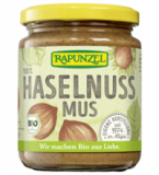 Haselnussmus, vegan, 250 gr Glas, Rapunzel