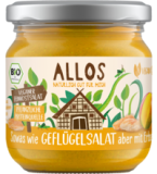 Feinkostsalat wie Geflügel, vegan, 165 gr Glas, Allos