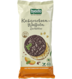 Kichererbsen-Waffeln Zartbitter, vegan, 65 gr Packung, byodo