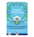 Weißer Tee Blaubeere & Holunderblüte, vegan, 20 Btl Packung, English Tea Shop