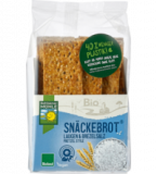 Laugen & Brezelsalz Snäckebrot, vegan, 200 gr Packung, Bohlsener Mühle