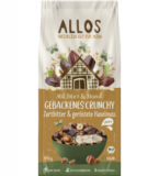 Müsli „Mit Herz & Hand” - Gebackenes Crunchy Zartbitter & geröstete Haselnuss, vegan, 450 gr Packung, Allos