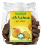 Süße Aprikosen, ganz, entsteint, vegan, 250 gr Packung, Rapunzel