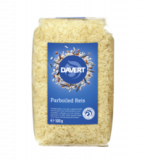 Parboiled Reis, vegan, 500 gr Packung, Davert