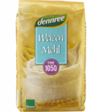 Weizenmehl Type 1050, vegan, 1 kg Packung, dennree