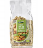 Grobe Soja-Schnetzel, vegan, 150 gr Packung, dennree