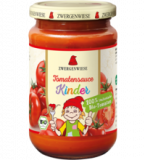 Kinder Tomatensauce, vegan, 340 ml Glas, Zwergenwiese