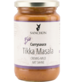 Currysauce Tikka Masala (mit Sahne), 320 ml Glas, Sanchon