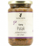 Curry Palak, vegan, 330 ml Glas, Sanchon