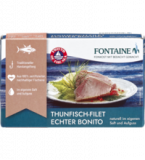 Thunfisch-Filets Echter Bonito, naturell, 120 gr Dose (Abtropfgewicht 90 gr), Fontaine