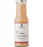 Grillsauce „Cajun Island”, feinsauer-würzig, 210 ml Flasche, Sanchon