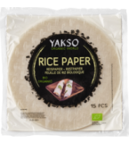 Reispapier, vegan, 150 gr Packung (15 Stück), Yakso