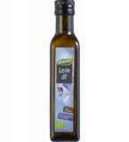 Leinöl, vegan, 250 ml Flasche, dennree