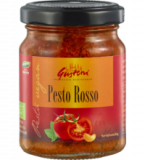 Pesto Rosso, vegan, 125 gr Glas, Gustoni
