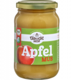 Apfelmus, mit Apfeldicksaft, vegan, 360 gr Glas, Bauck Mühle