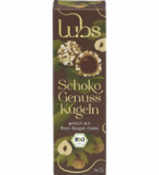 Schoko Genuss Kugel mit Nuss-Nougat-Creme, 44 gr Packung, Lubs