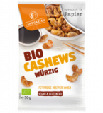 Cashews würzig, vegan, 50 gr Beutel, Landgarten