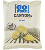 Canyon Chips mit Meersalz, vegan, 125 gr Packung, Go Pure