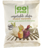 Gemüse-Chips, vegan, 90 gr Packung, Go Pure