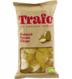 Kartoffelchips mit Salz, vegan, 125 gr Packung, Trafo