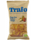 Kartoffelchips mit Paprika, vegan, 125 gr Packung, Trafo