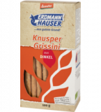 Dinkel-Grissini mit geröstetem Sesam, 100 gr Packung, ErdmannHAUSER Getreideprodukte