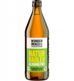 Natur Radler, alkoholfrei, vegan, 0,5 ltr Flasche, Wunderbräu