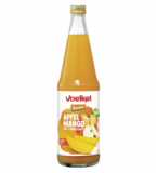 Apfel-Mangosaft, vegan, 0,7 ltr Flasche, Voelkel