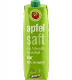 Apfelsaft aus Konzentrat, 1 L Elopak, dennree