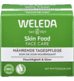 Skin Food Tagespflege Feuchtigkeit & Glow, vegan, 40 ml Tiegel, Weleda