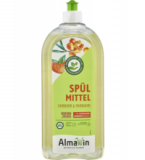 Spülmittel Sanddorn-Mandarine, vegan, 1 ltr Flasche, AlmaWin