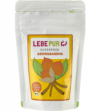 Ashwagandha Pulver, vegan, 80 gr Beutel, Lebepur