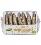 Feine Oblaten-Lebkuchen glasiert, 200 gr Packung, dennree