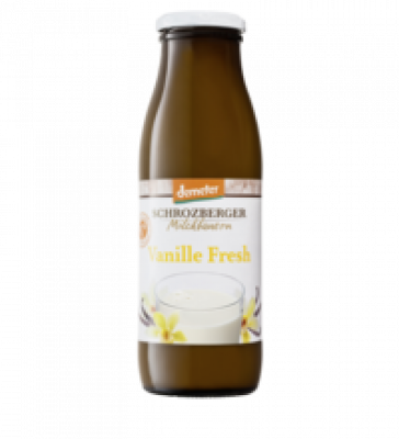 Vanille Fresh, 3,8% Fett, 500 gr Flasche, Schrozberger Milchbauern