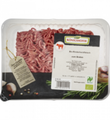 Rinderhackfleisch, 250 gr Schale